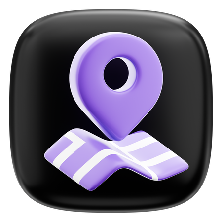 Map  3D Icon