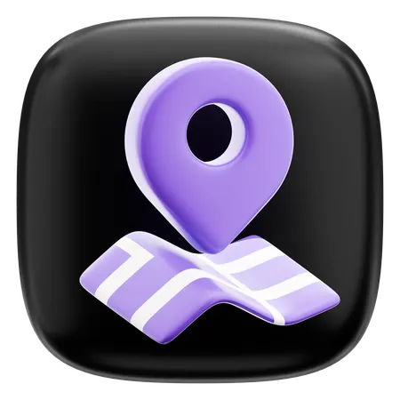 Map  3D Icon