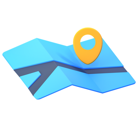 Map  3D Icon