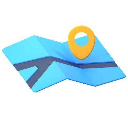 Map  3D Icon