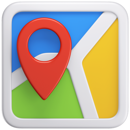 Map  3D Icon