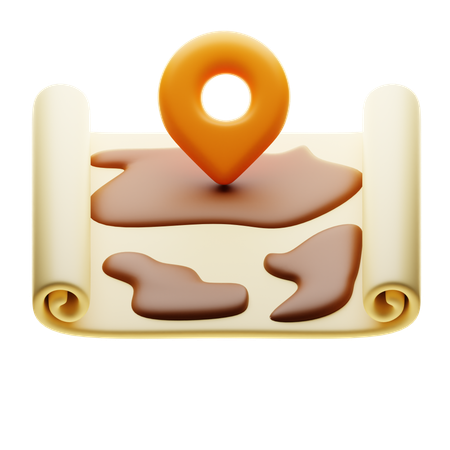 Map  3D Icon