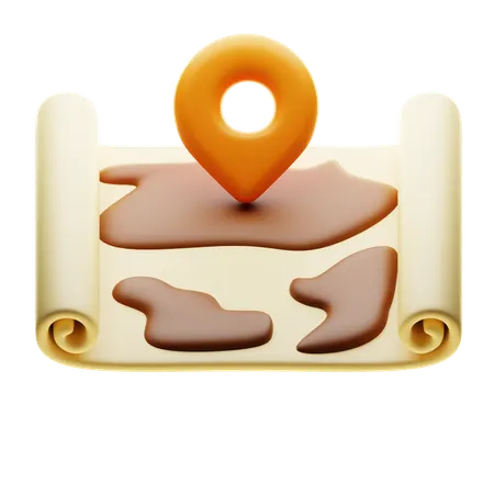 Map  3D Icon