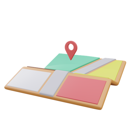 Map  3D Icon