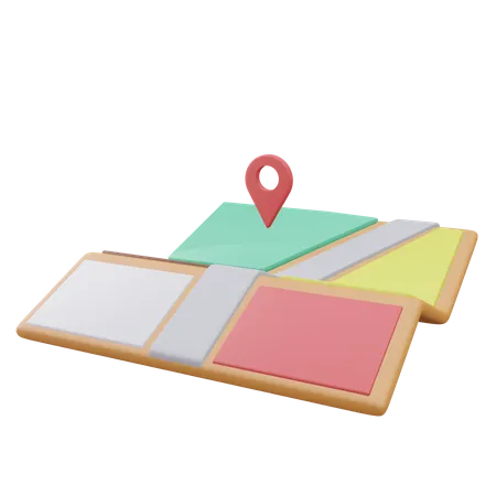 Map  3D Icon