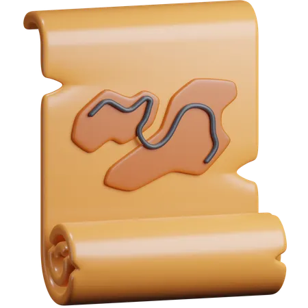 Map  3D Icon