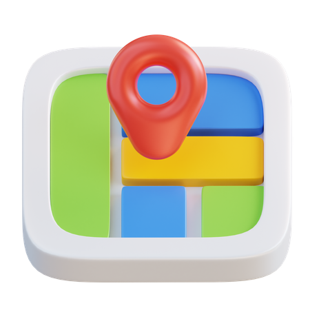 Map  3D Icon