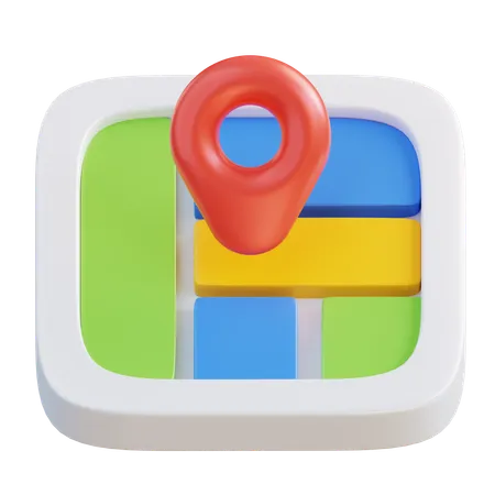 Map  3D Icon