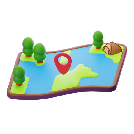 MAP  3D Icon