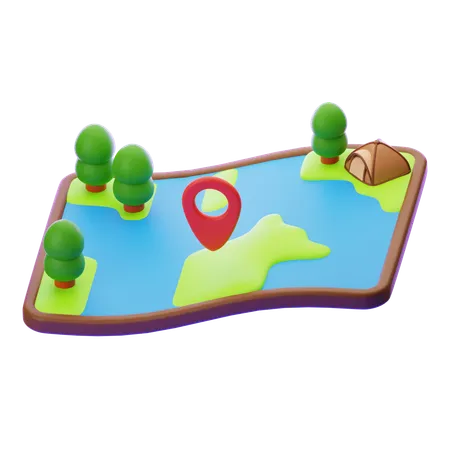 MAP  3D Icon