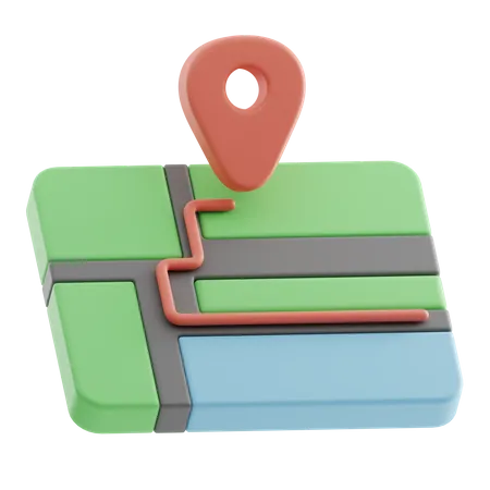 Map  3D Icon