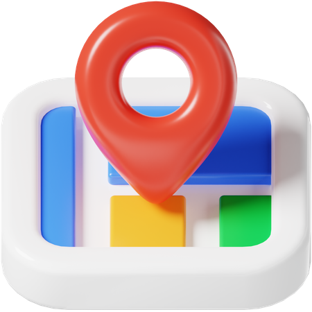 Map  3D Icon