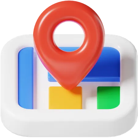 Map  3D Icon