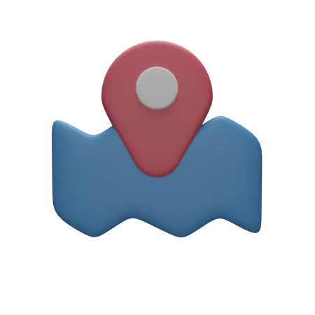 Map  3D Icon