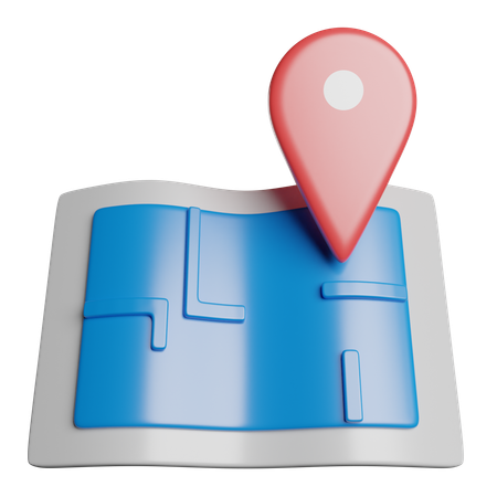 Map  3D Icon