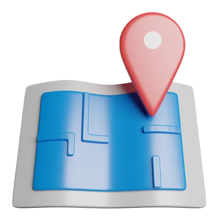 Map  3D Icon