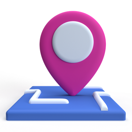 Map  3D Icon