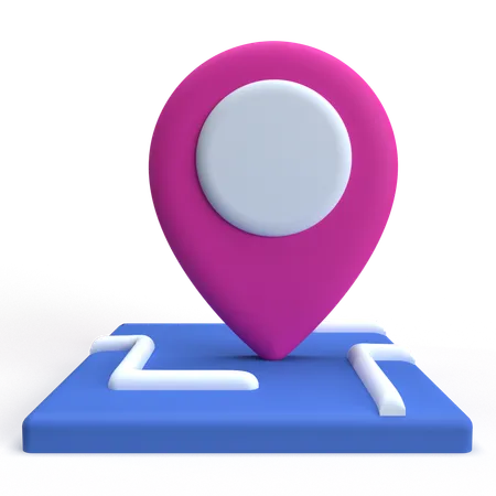 Map  3D Icon