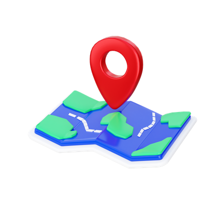 Map  3D Icon