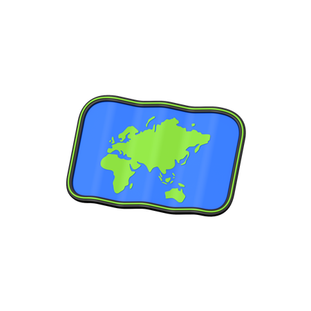 Map  3D Icon