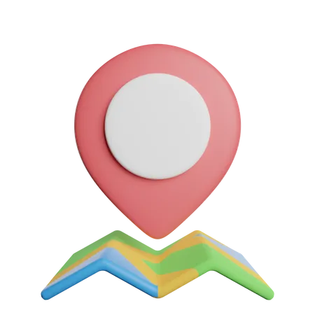 Map  3D Icon