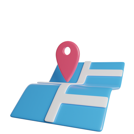 Map  3D Icon