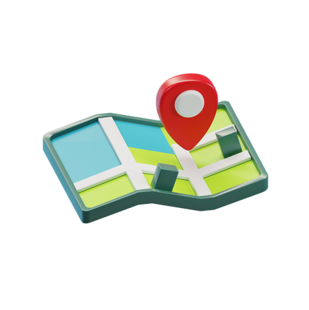 Map  3D Icon