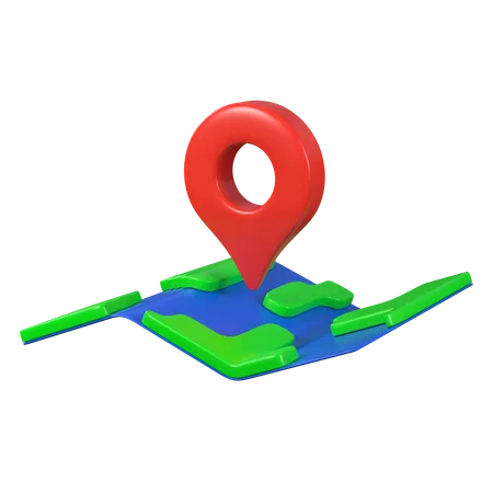 Map  3D Icon