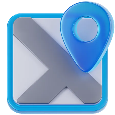 Map  3D Icon