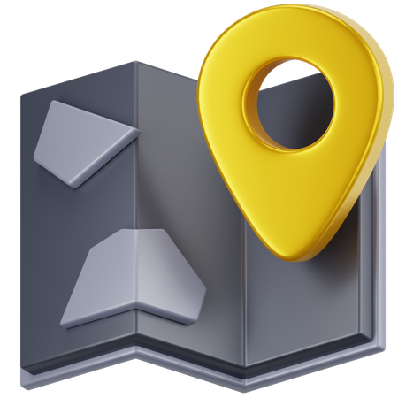 Map  3D Icon