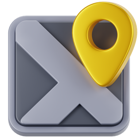 Map  3D Icon