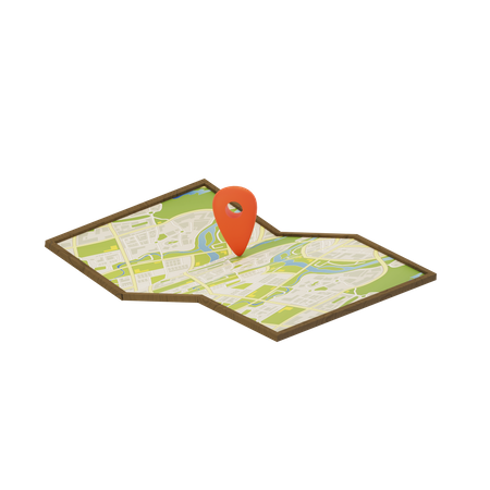 Map  3D Icon