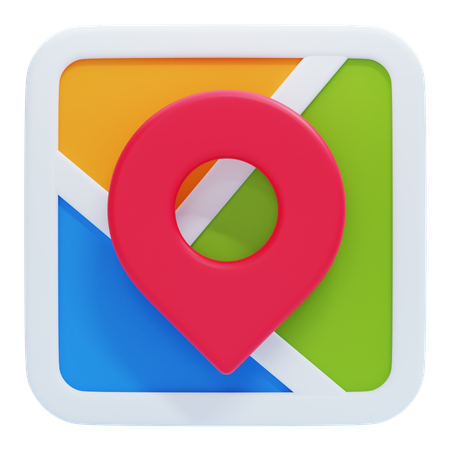 MAP  3D Icon