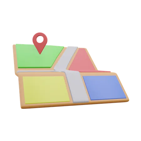 Map  3D Icon