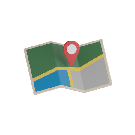 Map  3D Icon