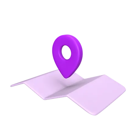 Map  3D Icon