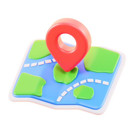 Map  3D Icon