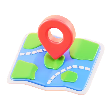 Map  3D Icon