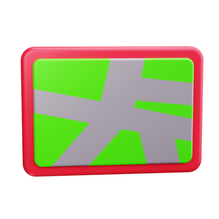 Map  3D Icon