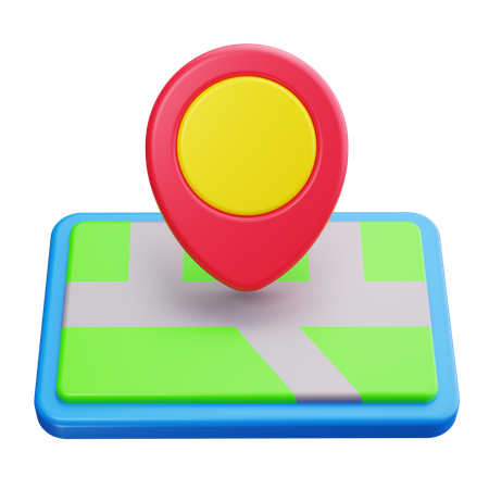 Map  3D Icon