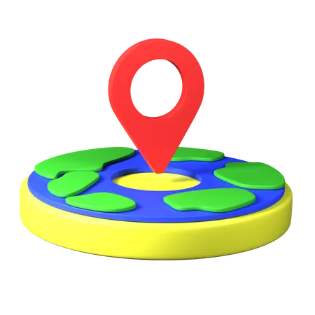 Map  3D Icon