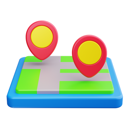 Map  3D Icon