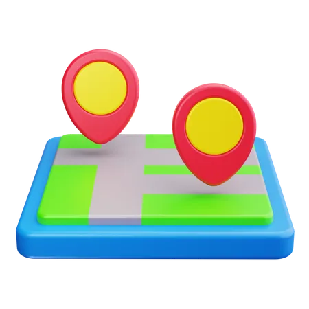 Map  3D Icon