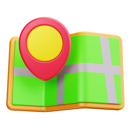 Map  3D Icon