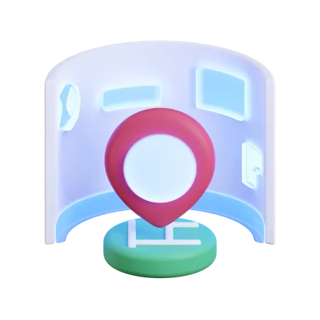 Map  3D Icon