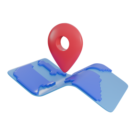 Map  3D Icon