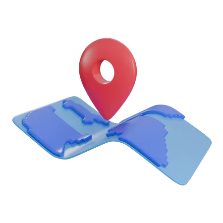 Map  3D Icon