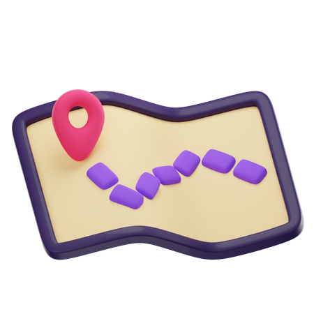 Map  3D Icon