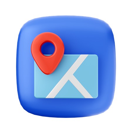 Map  3D Icon