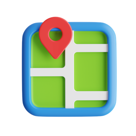 Map  3D Icon